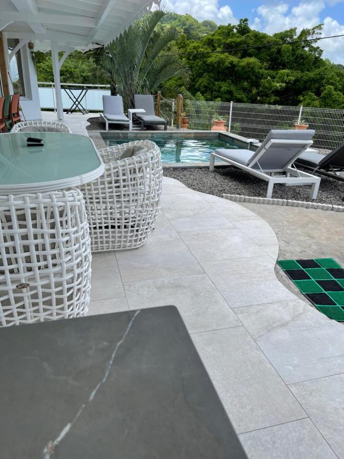 Les Appart Villa Sunbay Caraibes Avec Piscine Privative Vue Mer Et Montagne Le Francois Exterior photo
