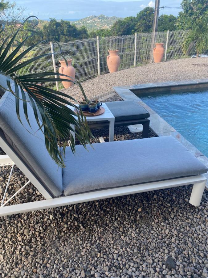 Les Appart Villa Sunbay Caraibes Avec Piscine Privative Vue Mer Et Montagne Le Francois Exterior photo