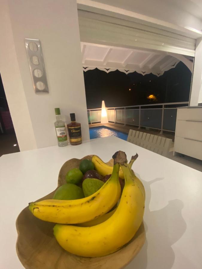 Les Appart Villa Sunbay Caraibes Avec Piscine Privative Vue Mer Et Montagne Le Francois Exterior photo