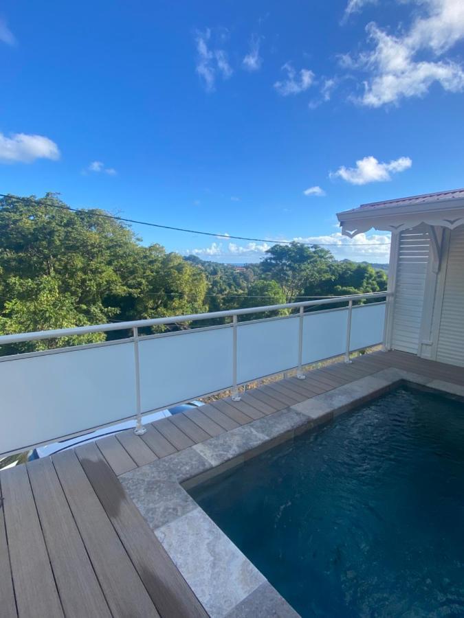 Les Appart Villa Sunbay Caraibes Avec Piscine Privative Vue Mer Et Montagne Le Francois Exterior photo